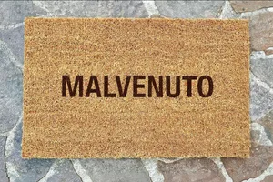 Zerbino personalizzato con scritta MALVENUTO